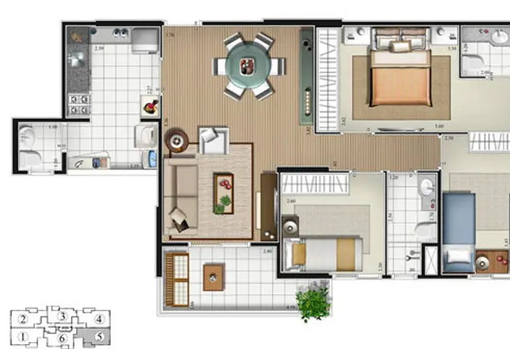 Apartamento à venda com 3 quartos, 74m² - Foto 8