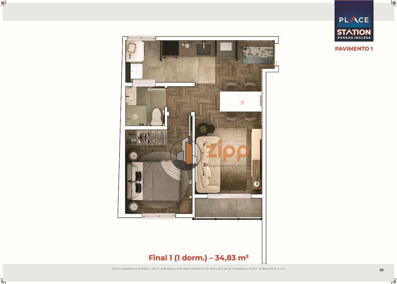 Apartamento à venda com 1 quarto, 29m² - Foto 21