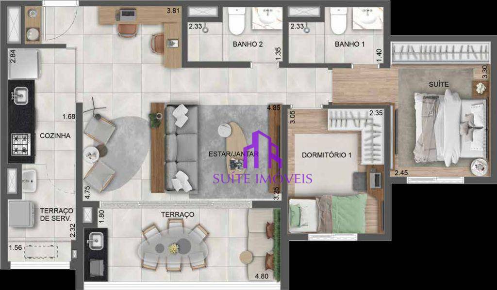 Apartamento à venda com 1 quarto, 32m² - Foto 20