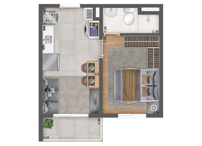 Apartamento à venda com 2 quartos, 3528m² - Foto 15