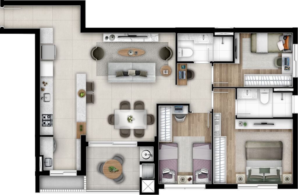 Apartamento à venda com 2 quartos, 16768m² - Foto 15