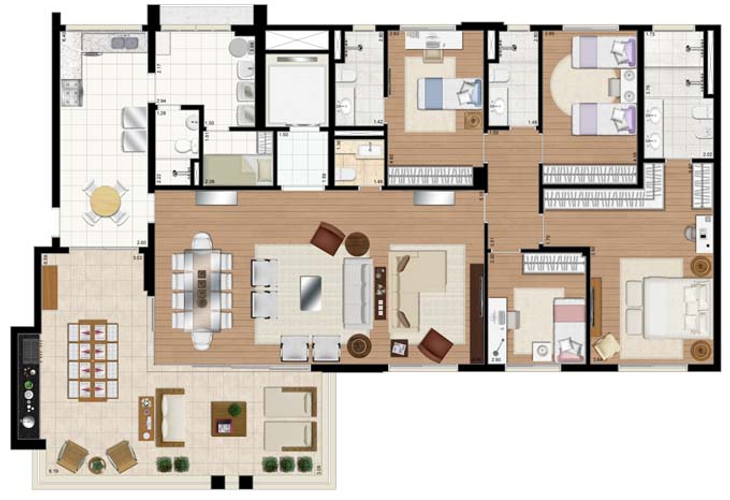 Apartamento à venda com 4 quartos, 233m² - Foto 20