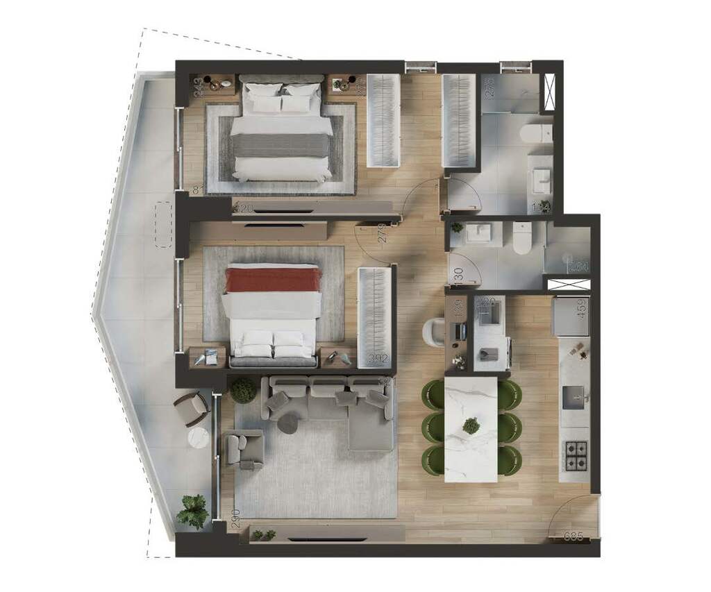 Apartamento à venda com 2 quartos, 8193m² - Foto 27