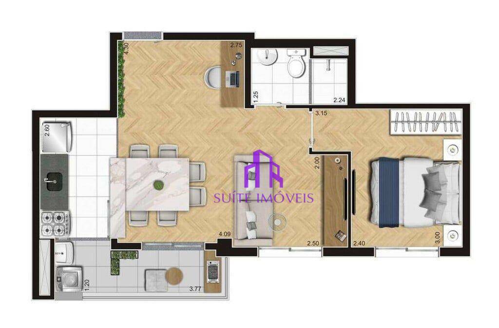 Apartamento à venda com 2 quartos, 39m² - Foto 30