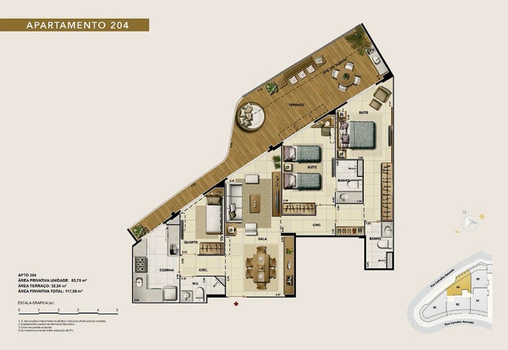 Apartamento à venda com 3 quartos, 179m² - Foto 21