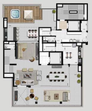 Apartamento à venda com 4 quartos, 475m² - Foto 10