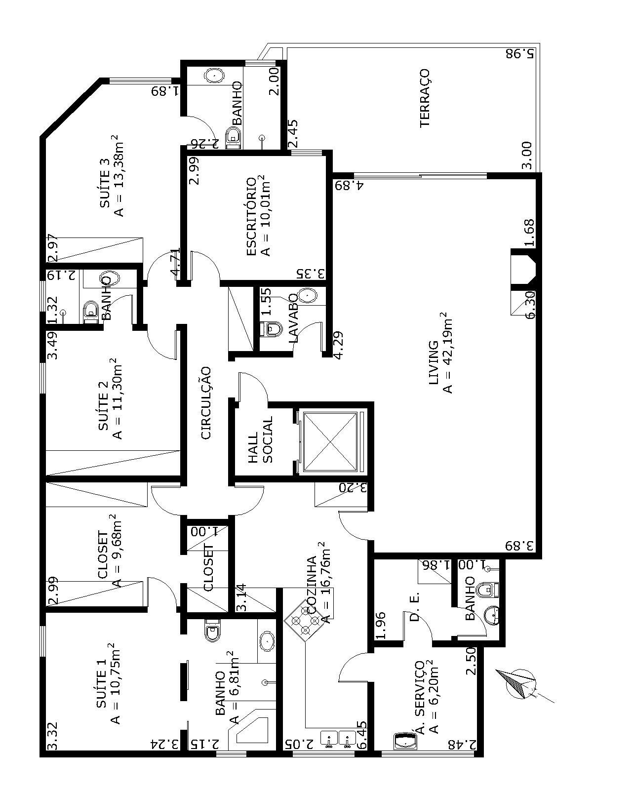 Apartamento à venda com 4 quartos, 192m² - Foto 4