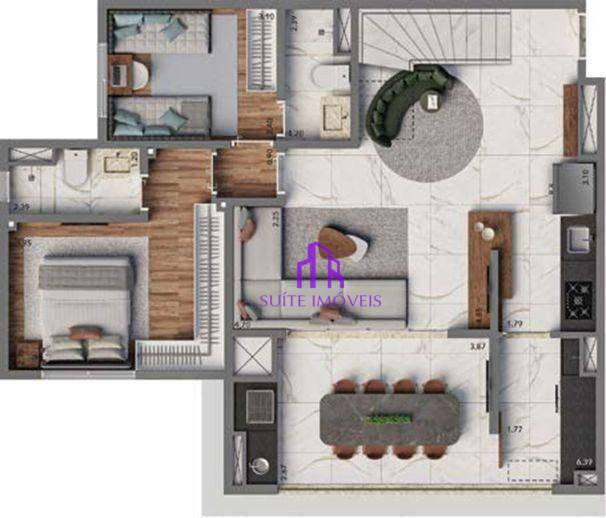 Apartamento à venda com 3 quartos, 125m² - Foto 30