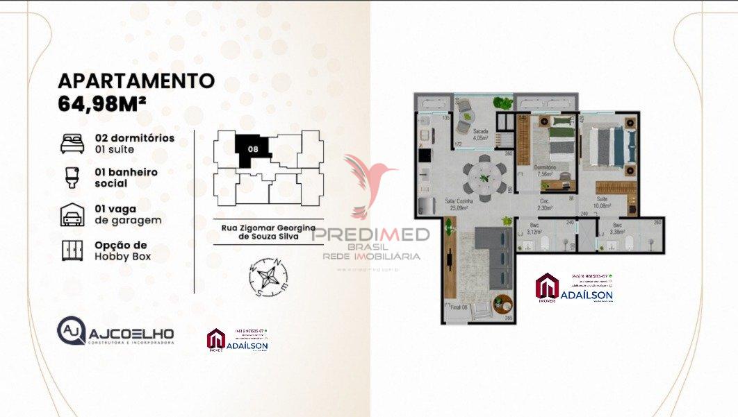 Apartamento à venda com 2 quartos, 55m² - Foto 21