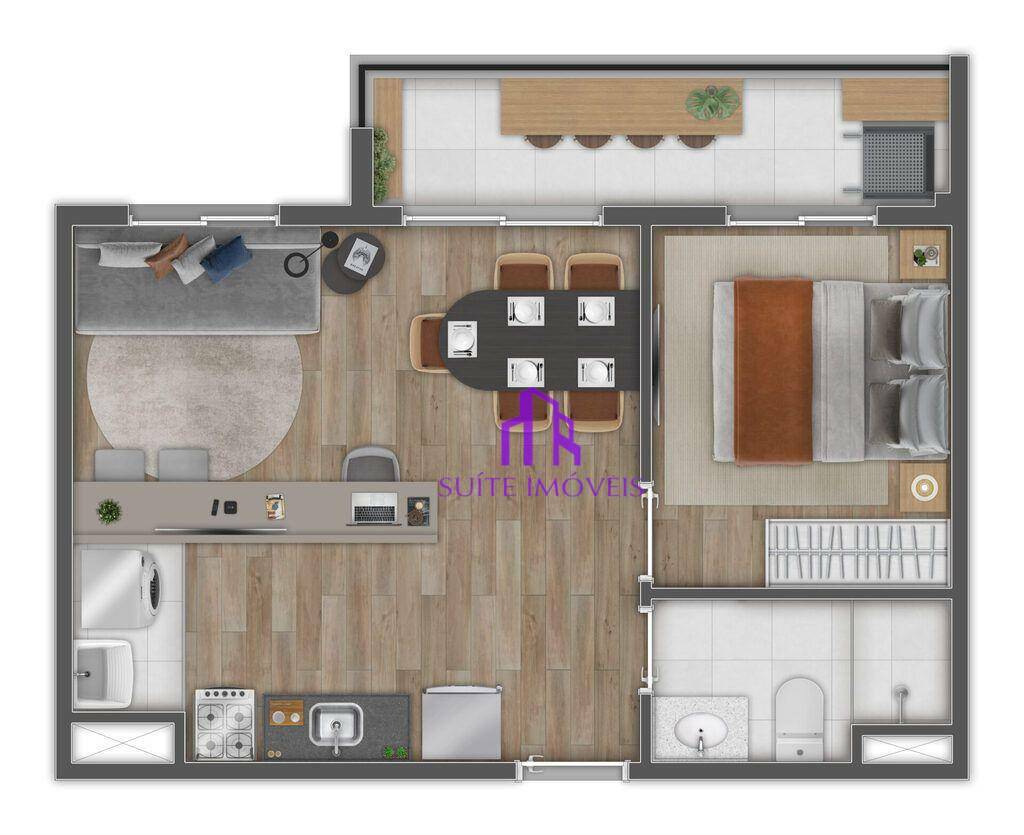 Apartamento à venda com 2 quartos, 38m² - Foto 17