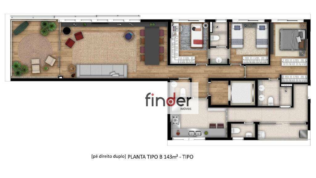 Apartamento à venda com 3 quartos, 145m² - Foto 53