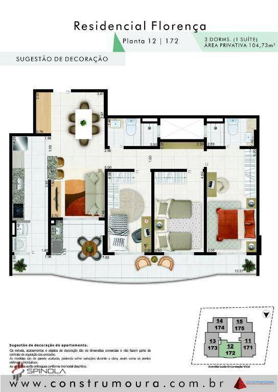 Apartamento à venda com 2 quartos, 81m² - Foto 12