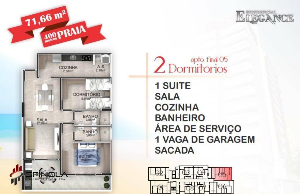 Apartamento à venda com 2 quartos, 73m² - Foto 25