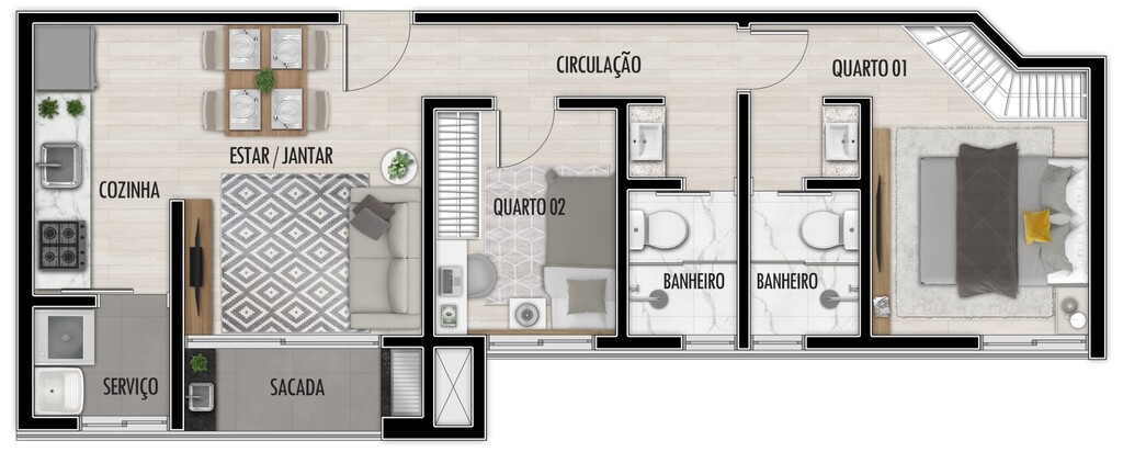 Apartamento à venda com 2 quartos, 4334m² - Foto 28