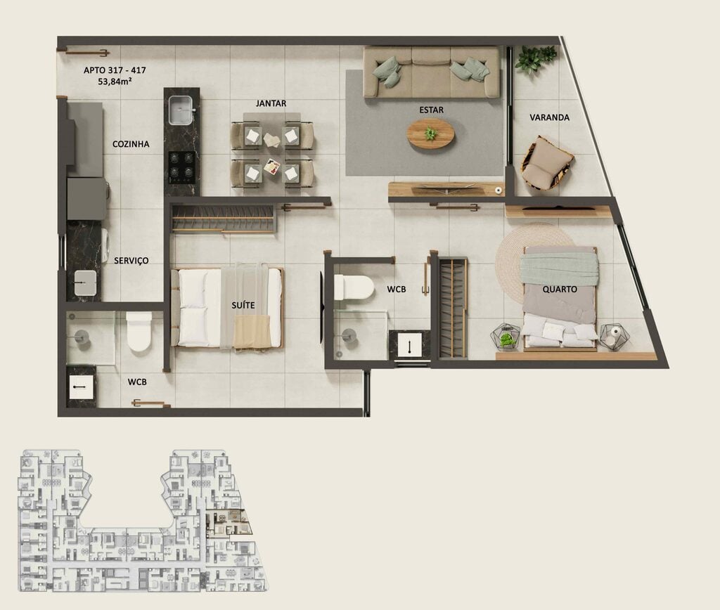 Apartamento à venda com 1 quarto, 22m² - Foto 48