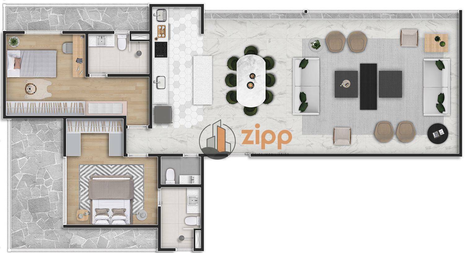 Apartamento à venda com 1 quarto, 33m² - Foto 16