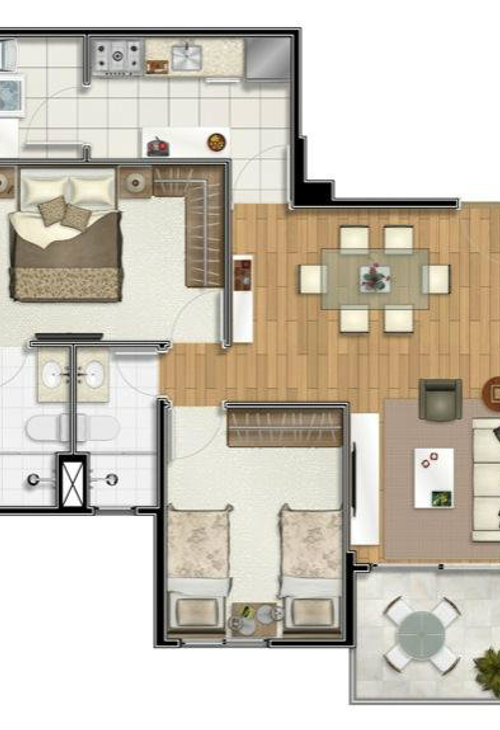 Apartamento à venda com 2 quartos, 63m² - Foto 5