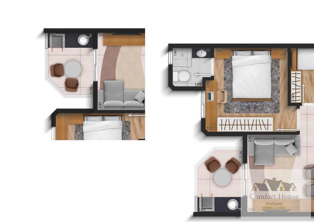 Apartamento à venda com 2 quartos, 50m² - Foto 29