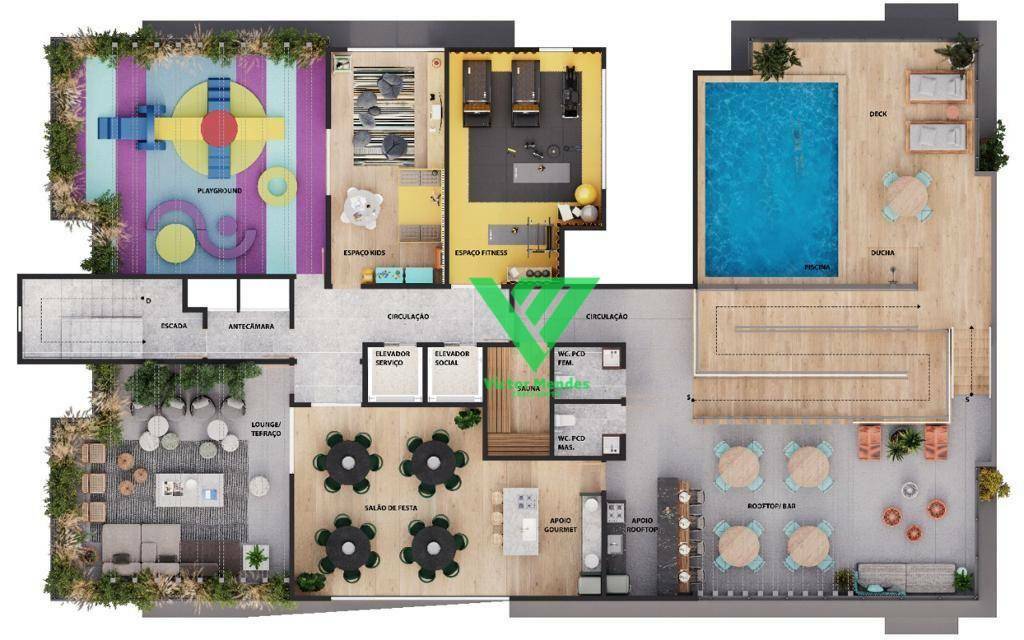 Apartamento à venda com 3 quartos, 78m² - Foto 22