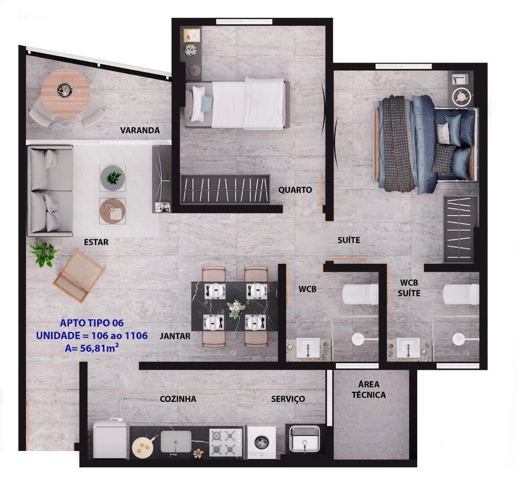 Apartamento à venda com 3 quartos, 75m² - Foto 17