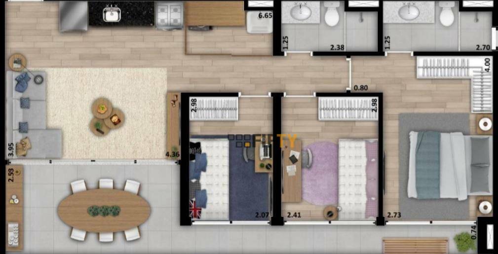 Apartamento à venda com 3 quartos, 84m² - Foto 17