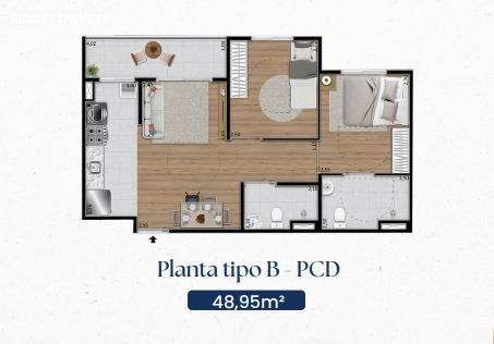 Apartamento à venda com 2 quartos, 48m² - Foto 22