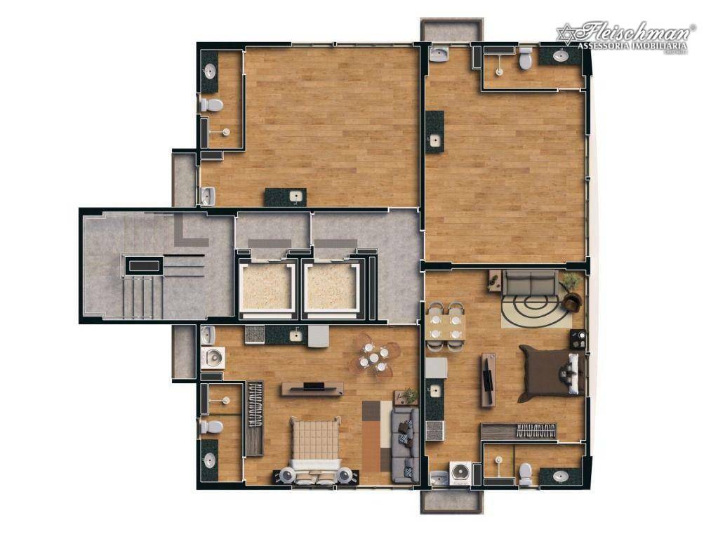 Apartamento à venda com 1 quarto, 33m² - Foto 6