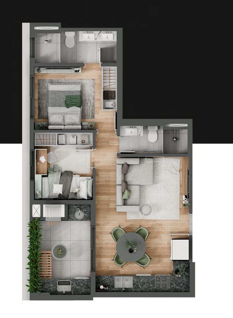 Apartamento à venda com 2 quartos, 5942m² - Foto 13