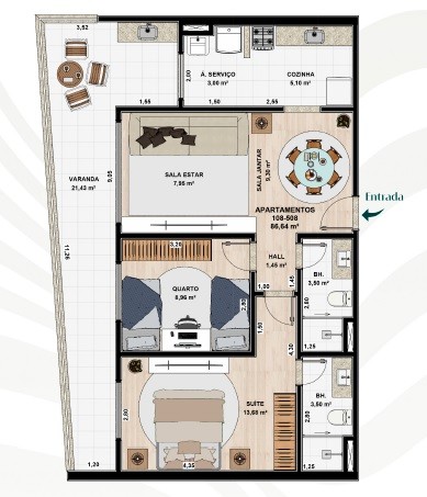 Apartamento à venda com 3 quartos, 132m² - Foto 11