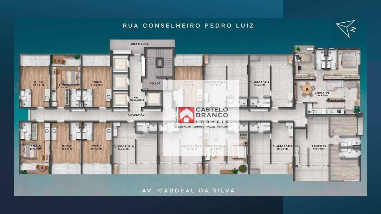 Apartamento à venda com 1 quarto, 26m² - Foto 16