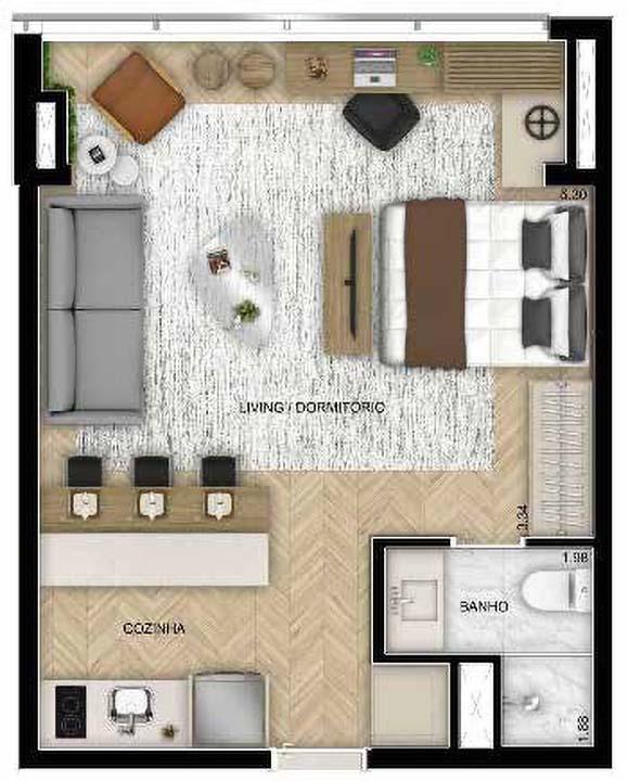 Apartamento à venda com 3 quartos, 39190m² - Foto 21