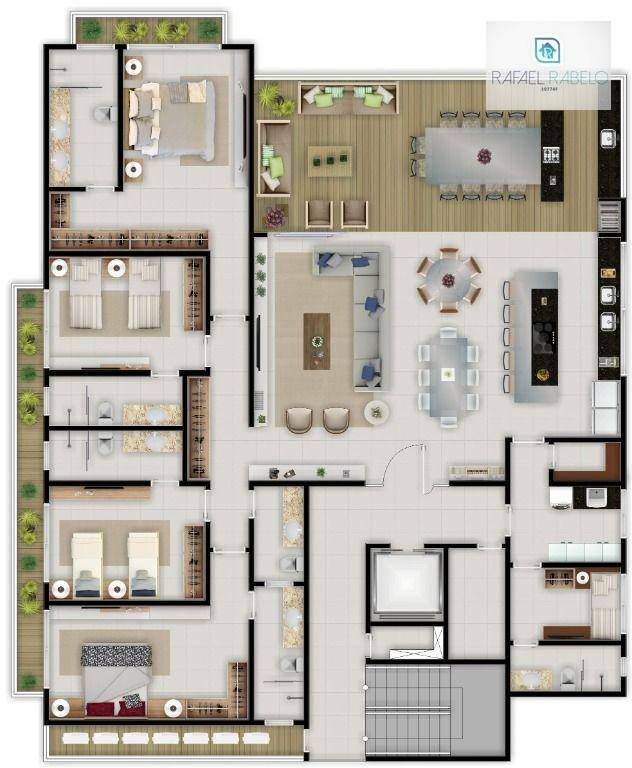 Apartamento à venda com 4 quartos, 252m² - Foto 25