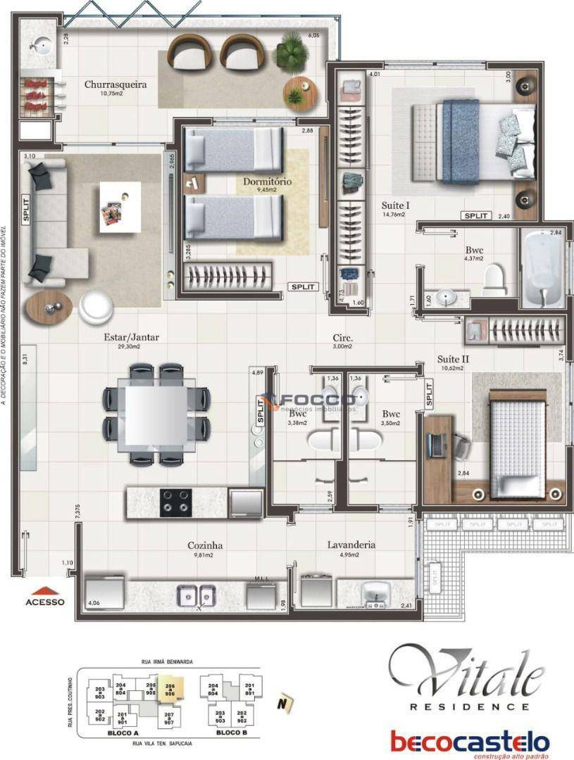 Apartamento à venda com 3 quartos, 101m² - Foto 32