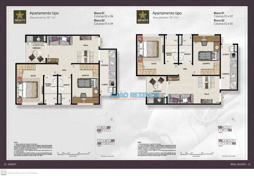 Apartamento à venda com 2 quartos, 60m² - Foto 27