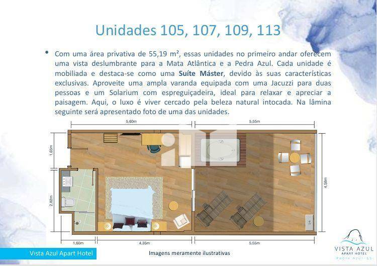 Flat/Apart Hotel à venda com 1 quarto, 55m² - Foto 9