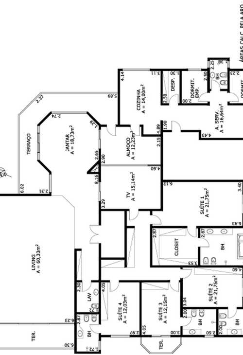 Apartamento à venda com 4 quartos, 370m² - Foto 3