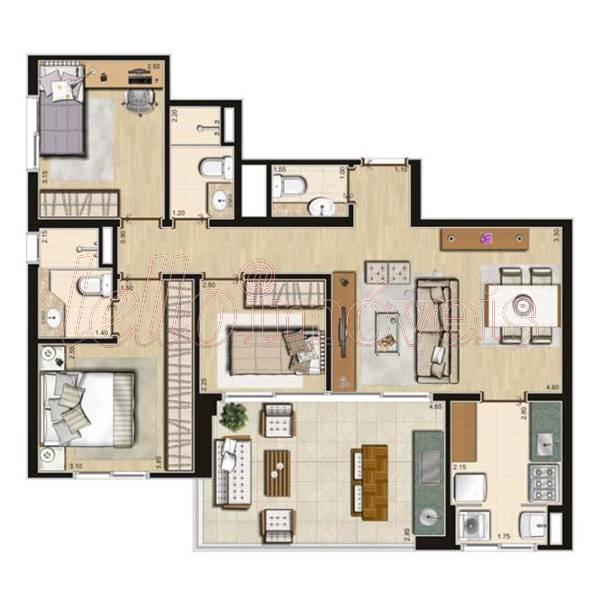 Apartamento para alugar com 3 quartos, 83m² - Foto 5