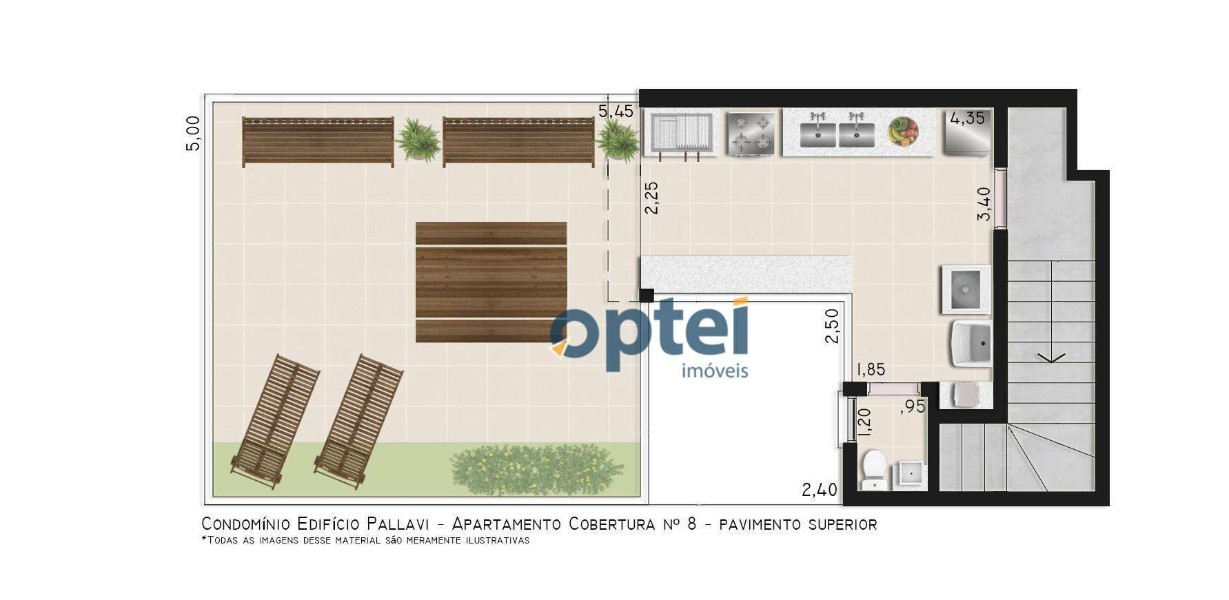 Cobertura à venda com 2 quartos, 97m² - Foto 3