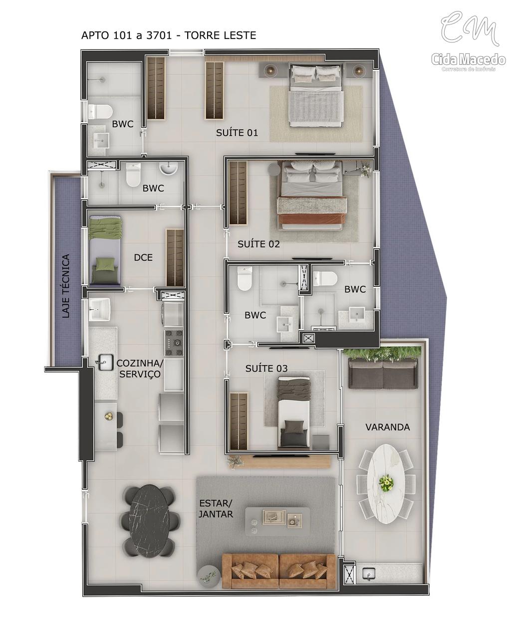 Apartamento à venda com 3 quartos, 121m² - Foto 29