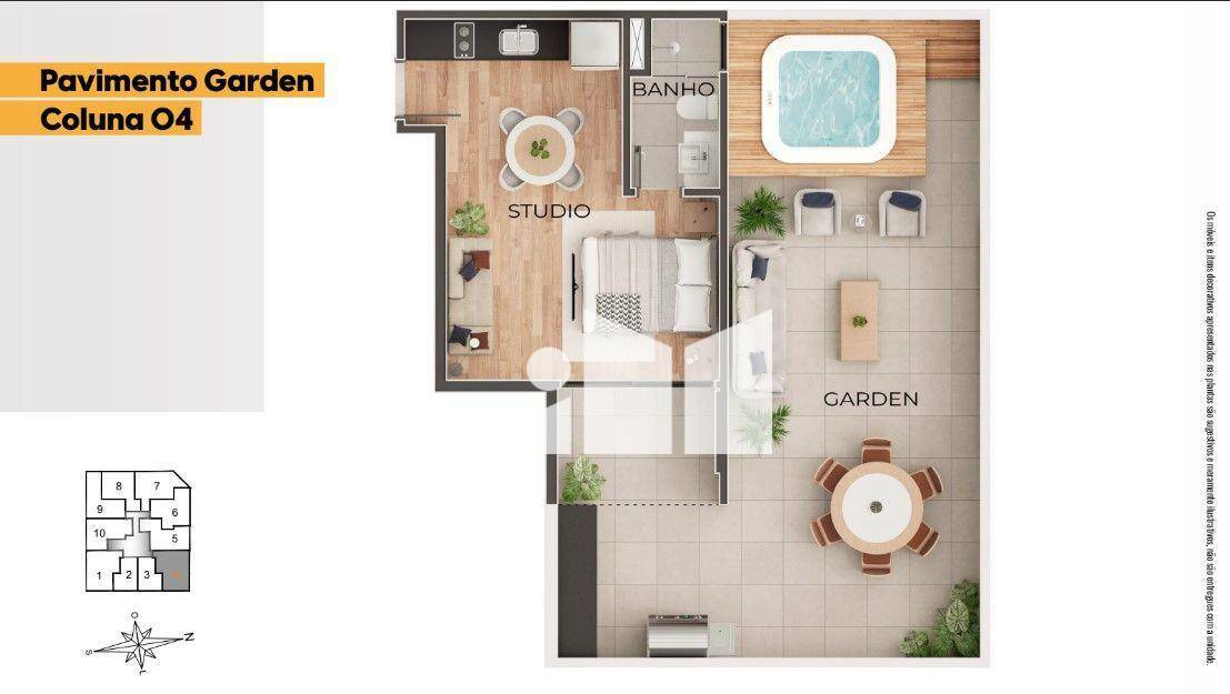 Apartamento à venda com 1 quarto, 30m² - Foto 18