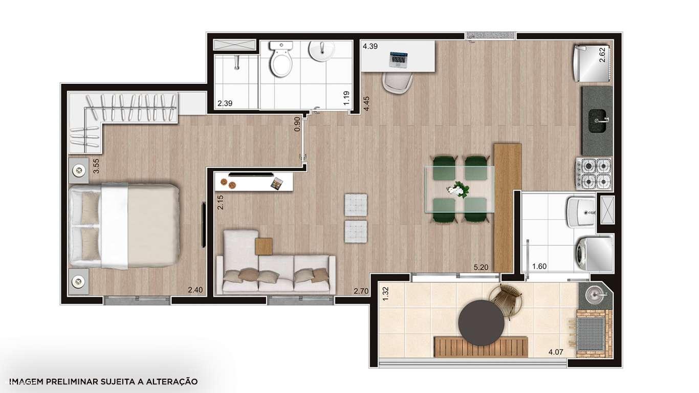 Apartamento à venda com 2 quartos, 60m² - Foto 17