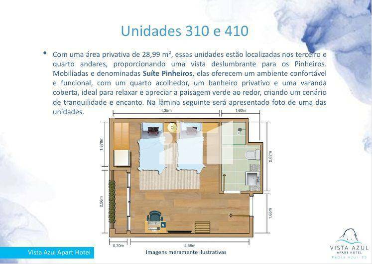 Flat/Apart Hotel à venda com 1 quarto, 55m² - Foto 14