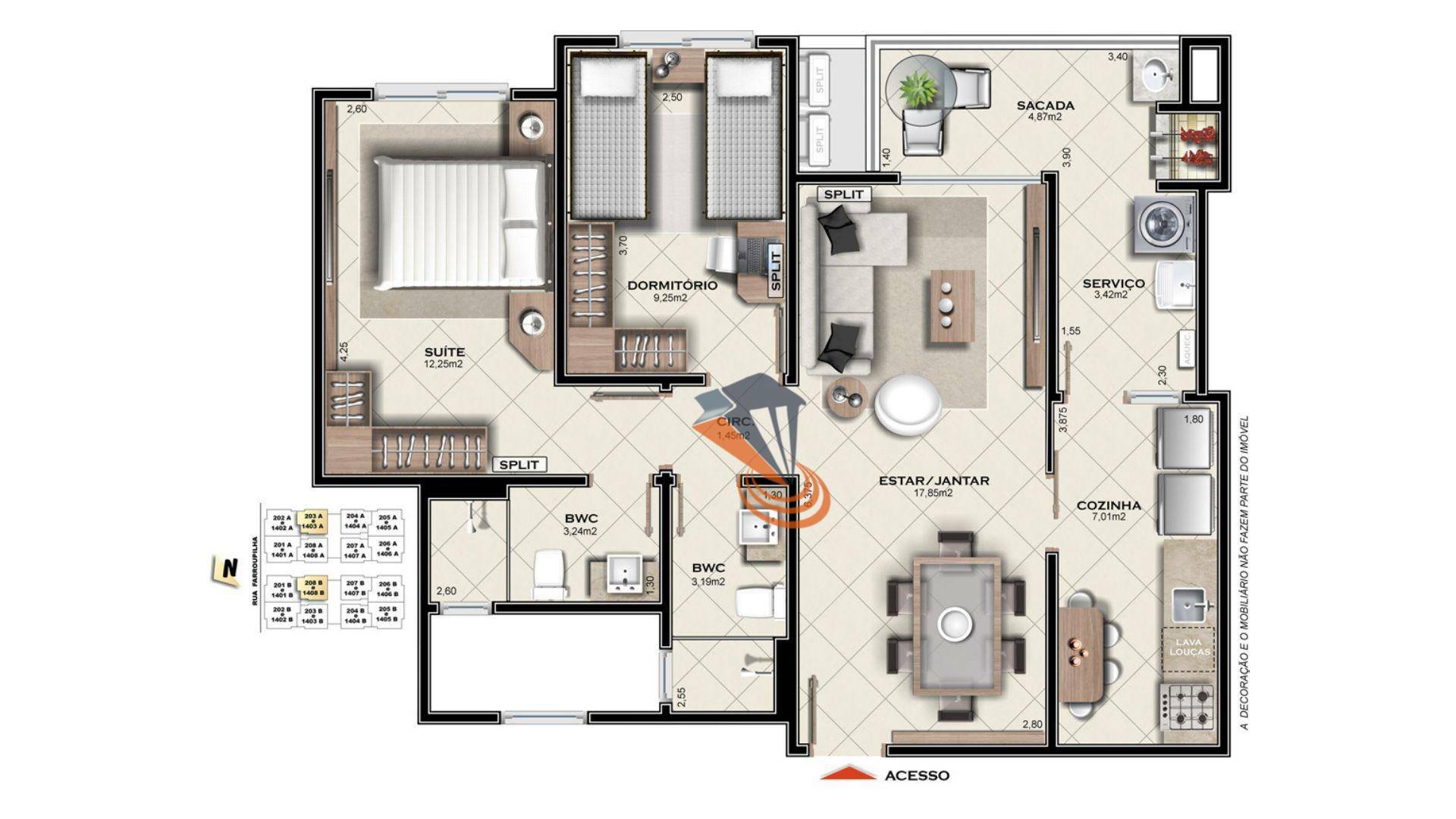 Apartamento à venda com 3 quartos, 93m² - Foto 20