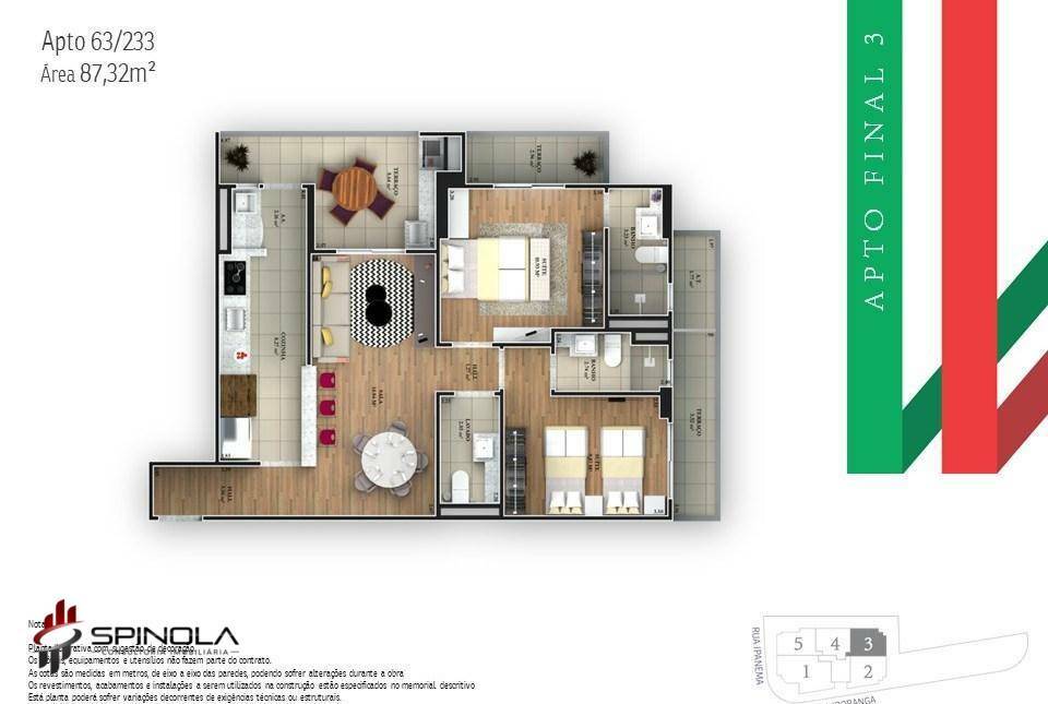 Apartamento à venda com 2 quartos, 87m² - Foto 21