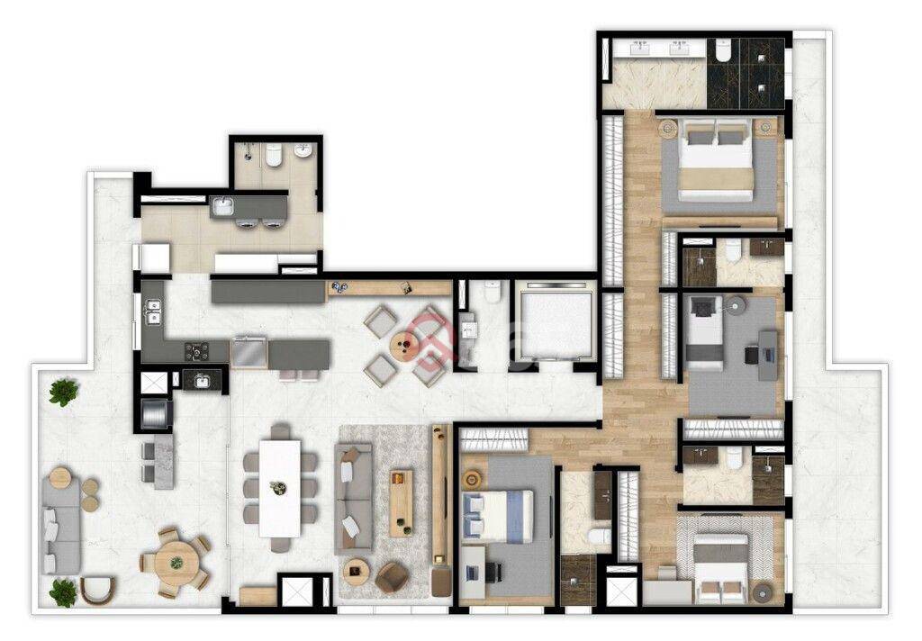 Apartamento à venda com 3 quartos, 161m² - Foto 17