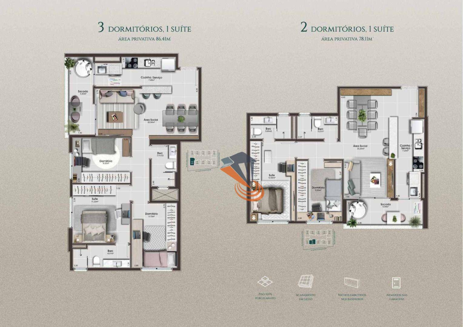 Apartamento à venda com 2 quartos, 108m² - Foto 19