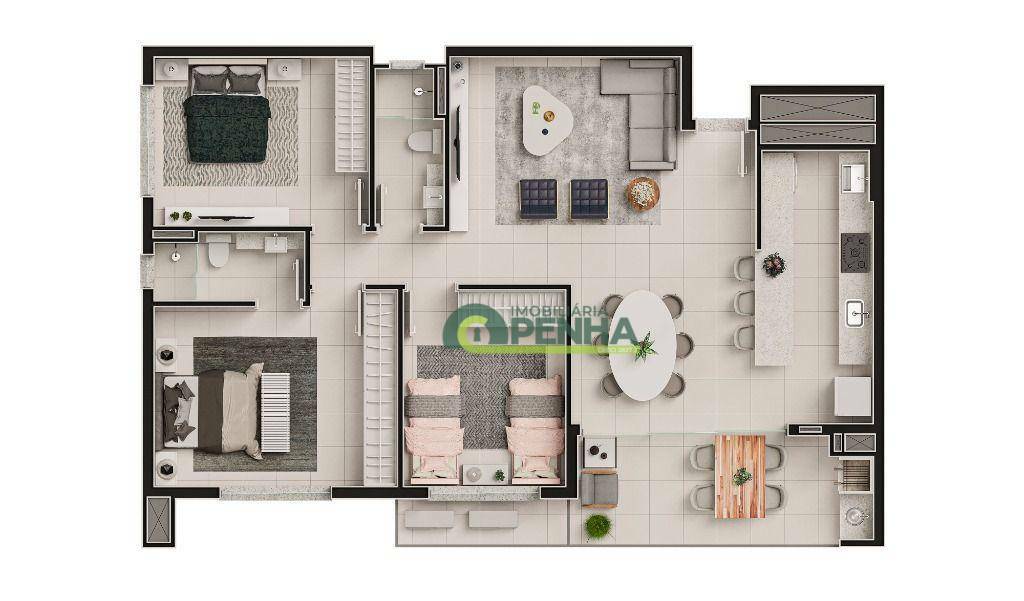 Apartamento à venda com 3 quartos, 72m² - Foto 21