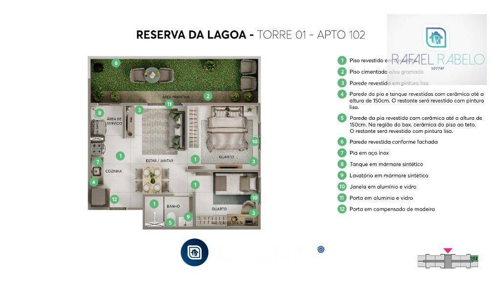 Apartamento à venda com 2 quartos, 39m² - Foto 17