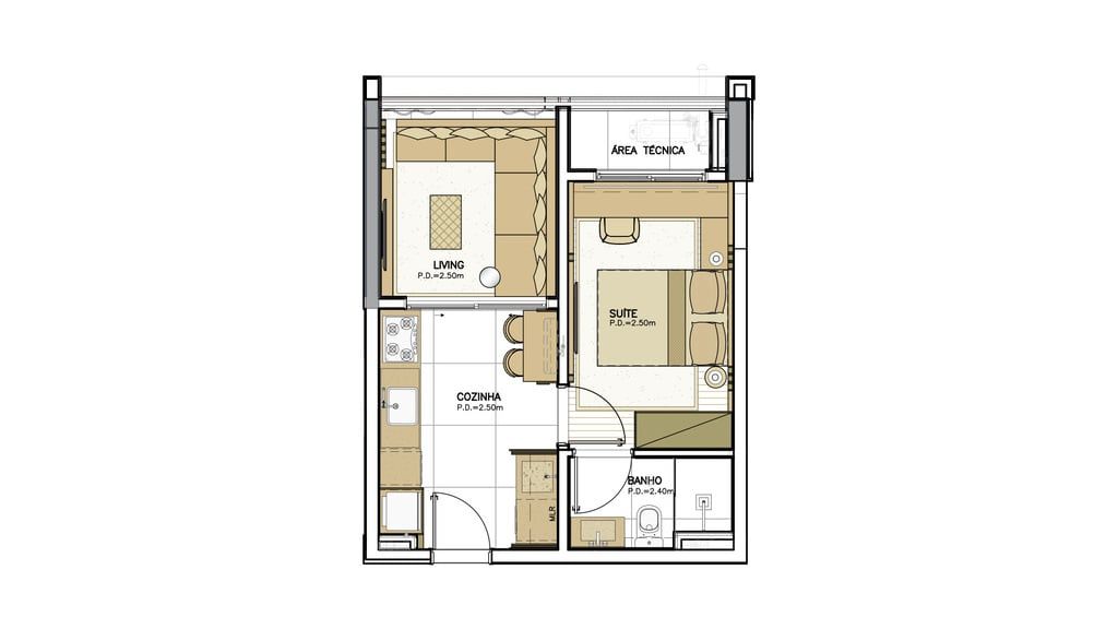 Apartamento à venda com 2 quartos, 50m² - Foto 25