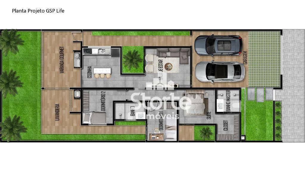 Casa à venda com 3 quartos, 120m² - Foto 3